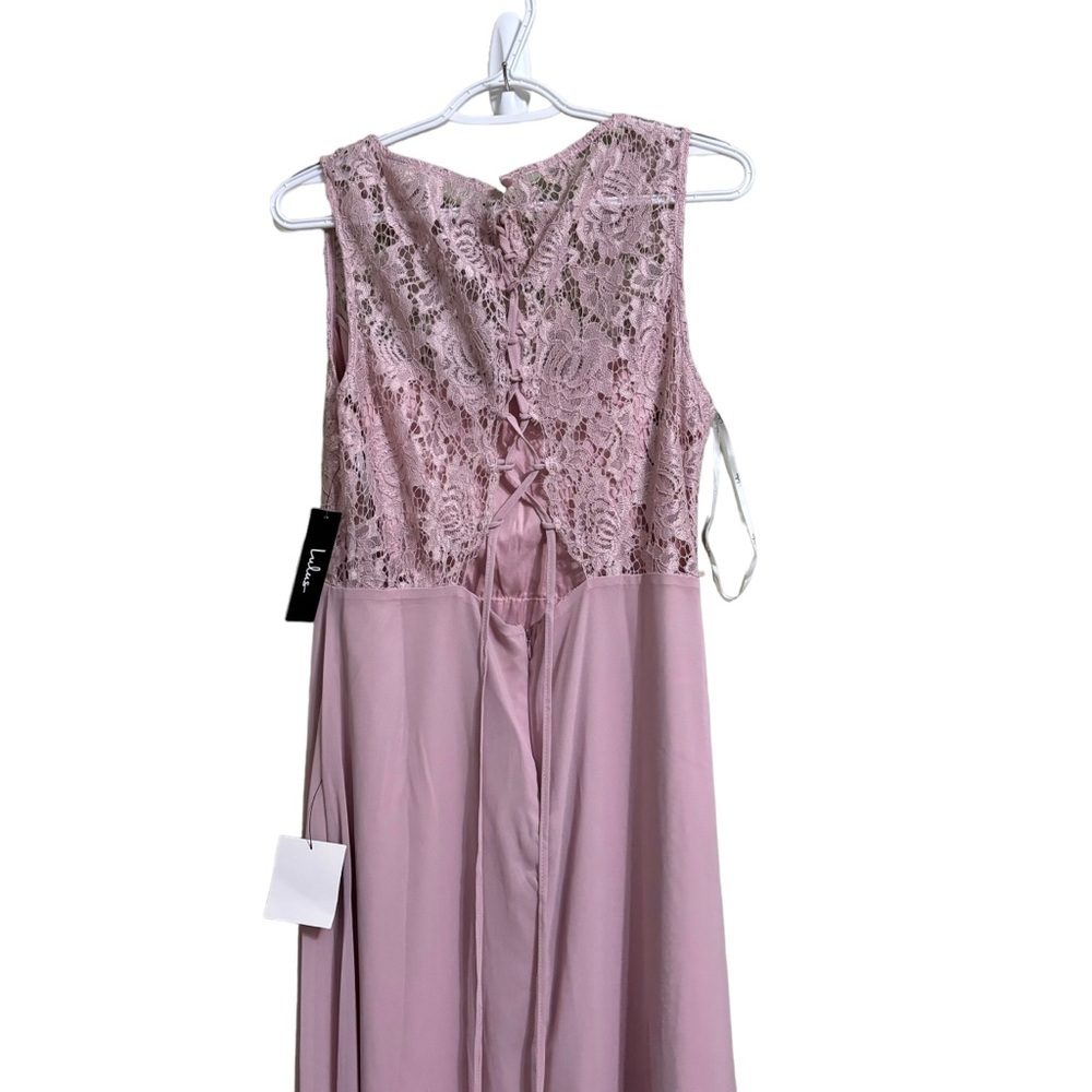 NWT 🌸LULUS SZ XL Falling in Love Dusty Lavender Sleeveless dress 👗 - Picture 4 of 6